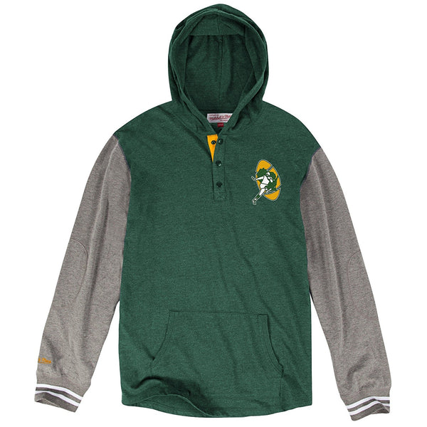 mitchell,ness,green bay packers,mid-season,midseason,hooded,long sleeve shirt,t-shirt,tee,tshirt,top,clothing accessories,hoodie,sweatshirt,hoody