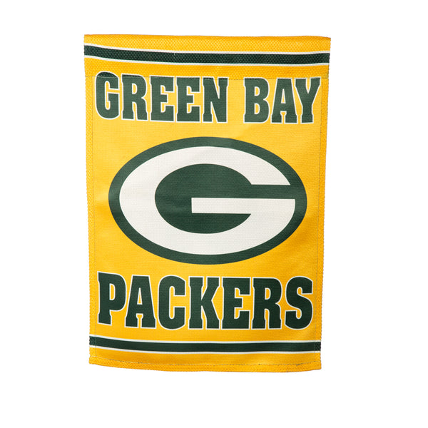 Green Bay Packers 18" x 12.5" Embossed Suede Garden Flag