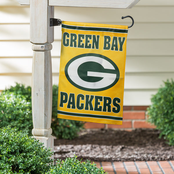 Green Bay Packers 18" x 12.5" Embossed Suede Garden Flag