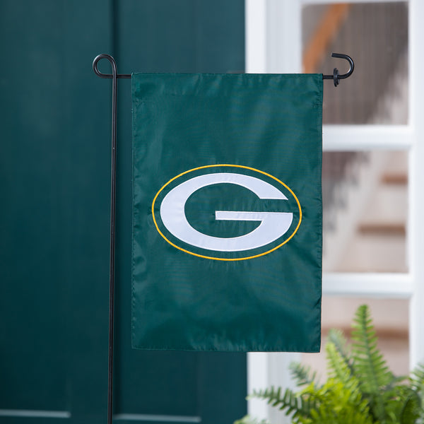 Green Bay Packers 18" x 12.5" Applique House Garden Flag