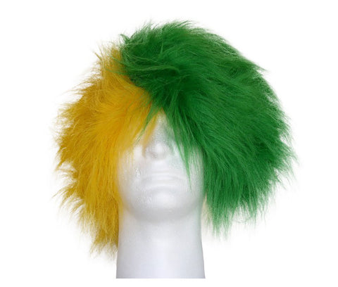 Green/Gold Combo Color Wig