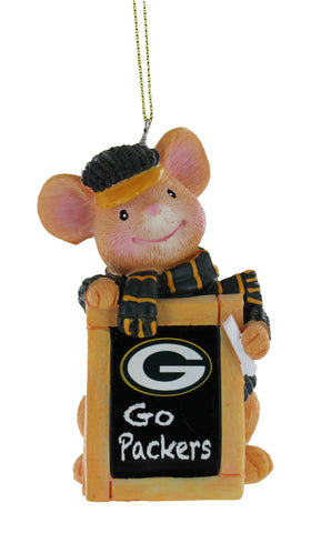 Green Bay Packers Holiday Mouse Ornament