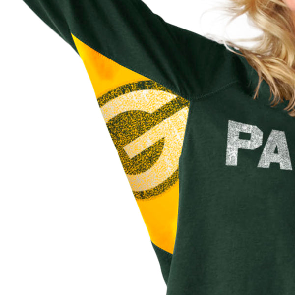 G-iii,giii,g3,green bay packers,wild,card,plus,size,womens,long sleeve shirt,t-shirt,tee,top,clothing accessories
