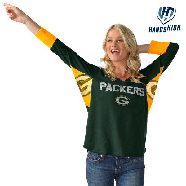 G-iii,giii,g3,green bay packers,wild,card,plus,size,womens,long sleeve shirt,t-shirt,tee,top,clothing accessories