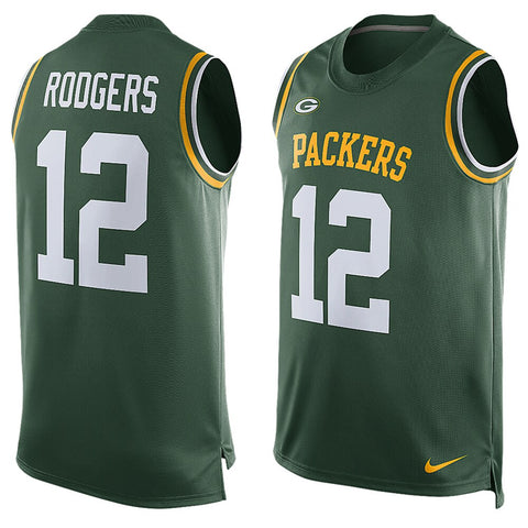 Green Bay Packers Aaron Rodgers Player Tank, Men's