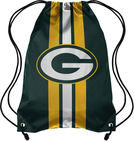 Green Bay Packers Team Stripe Drawstring Bag