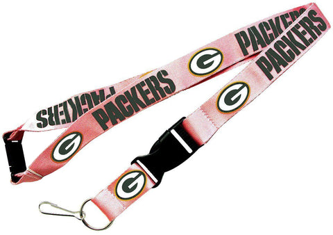 Green Bay Packers Pink Lanyard