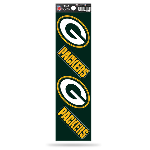 rico,inc,green bay packers,the,quad,automotive,auto,car,vehicle,decal,sticker,accessories,magnet