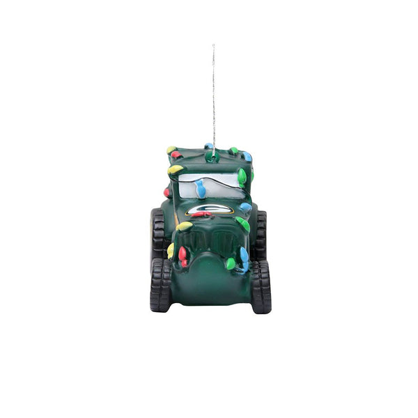 Green Bay Packers Vinyl Tractor Ornament