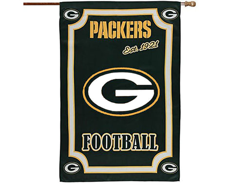 evergreen,enterprise,team,sports,america,green bay packers,decorative,team,flag,garden,lawn,decor,decoration