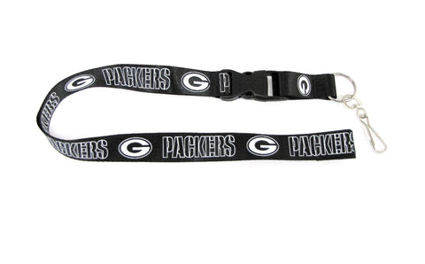 Green Bay Packers Breakaway Lanyard, Blackout