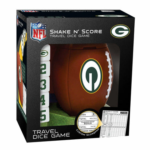 Green Bay Packers Shake n' Score Travel Dice Game