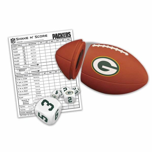 Green Bay Packers Shake n' Score Travel Dice Game
