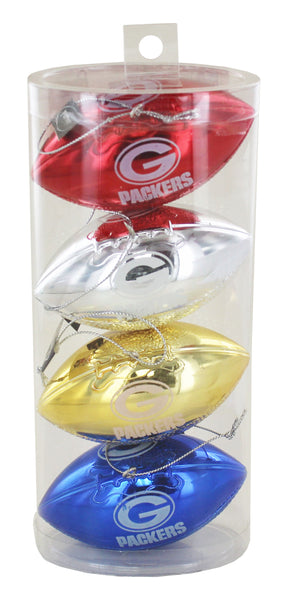 green bay packers,metallic,football,ornament