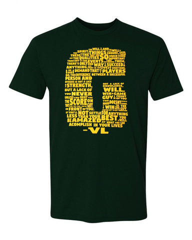 Vince "Will to Win" Quote Men's T-Shirt, Green
