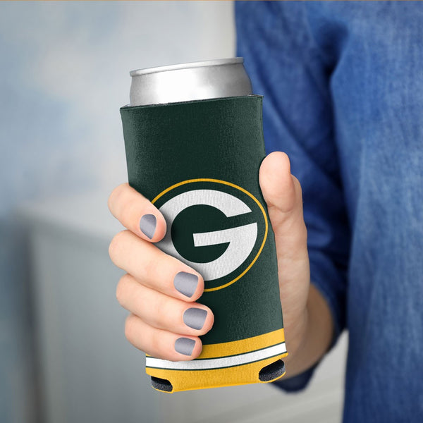 Green Bay Packers 12oz Slim Can Cooler