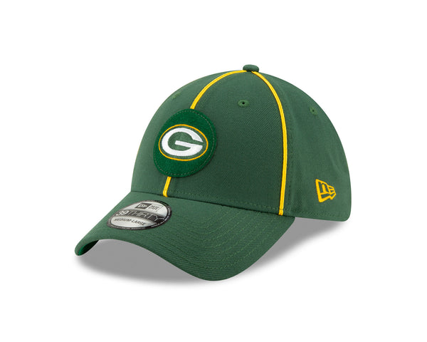 Green Bay Packers Sideline Home 39THIRTY Stretch Fit Cap, S/M